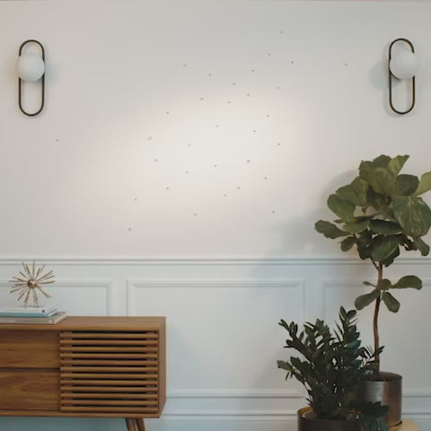 Ceramic Flower Wall Art Succulent Green 6: Large Succulent Green